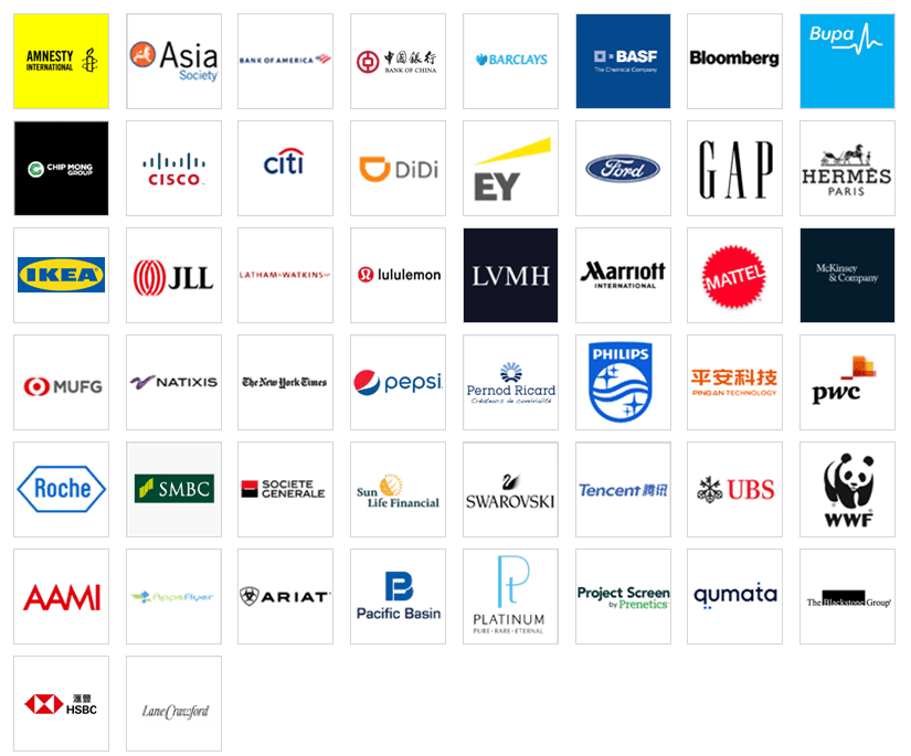 logos of corporate clients
